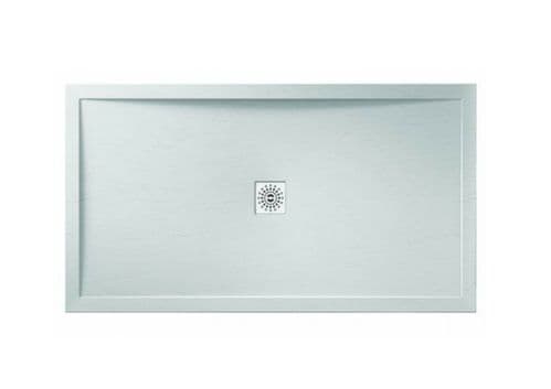 Frontline Designer White Slate Effect Shower Trays with FREE Waste